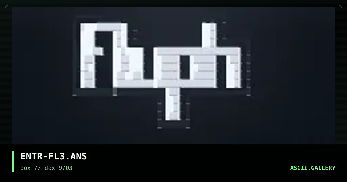 fluph font 3, by untagged, 1997