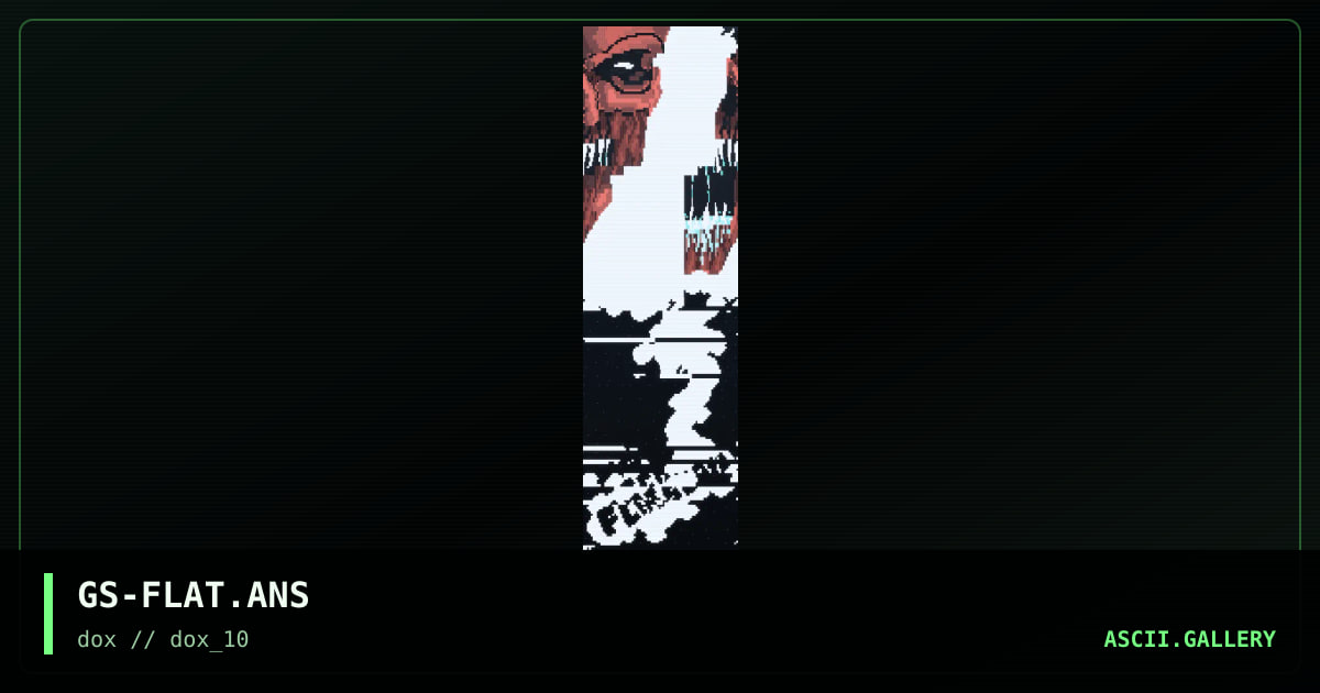 Flatscan, by godsung, 1997