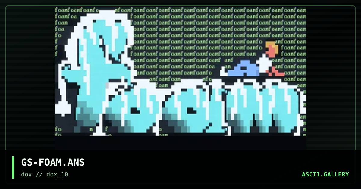 Foam, by godsung, 1997