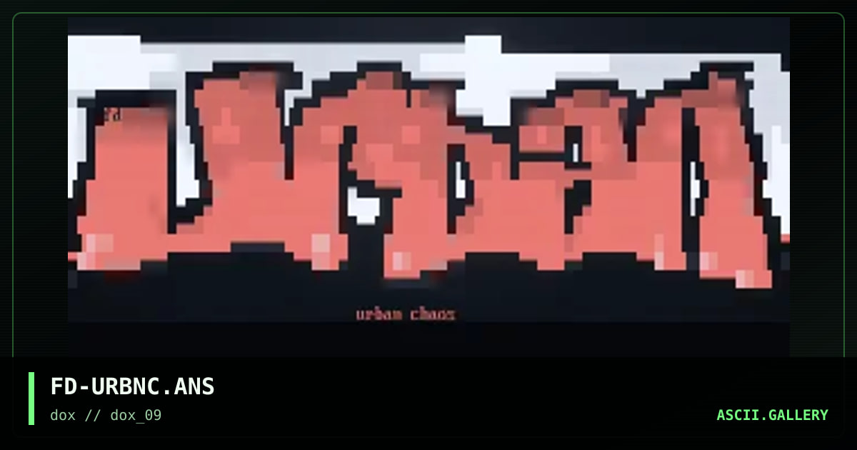 Urban Chaos, by flood, 1997