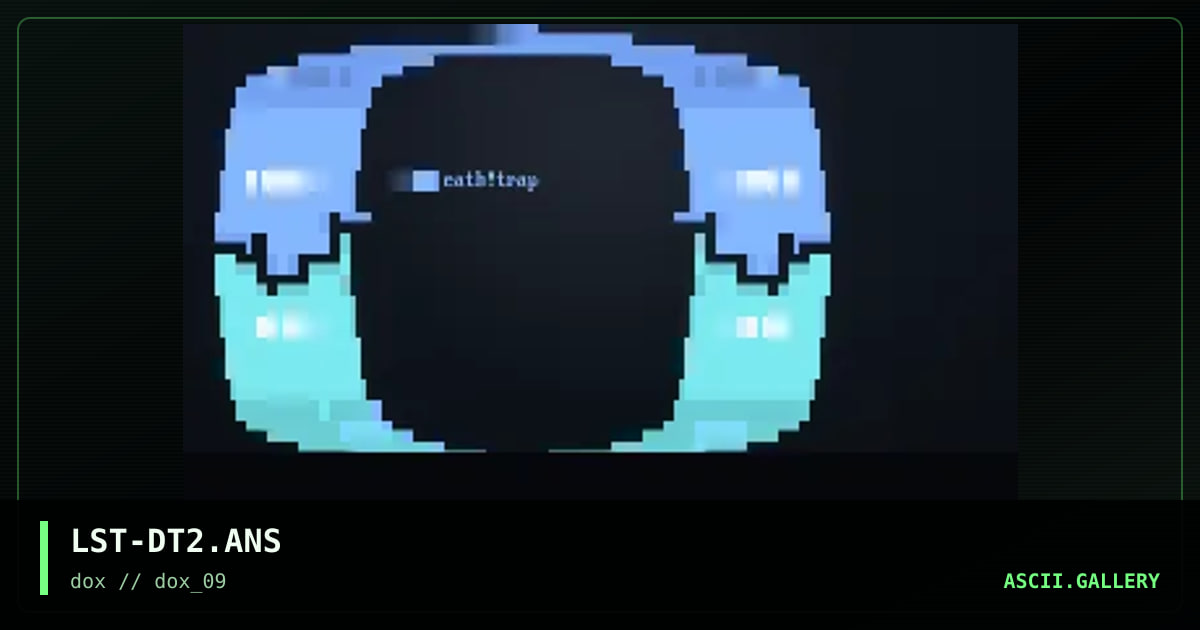 deathtrap logo 2, by soul trader, 1997
