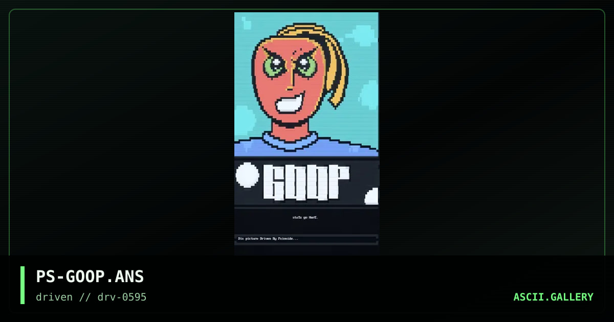 Goop ToOn!, by psionide, 1995