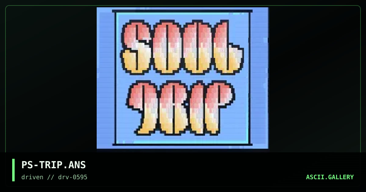 Soul Trip, by psionide, 1995