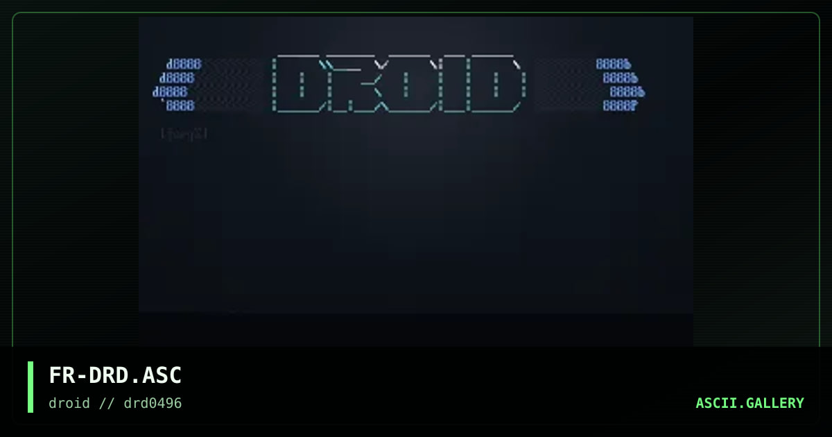 Droid Quikie Logo., by forge, 1996