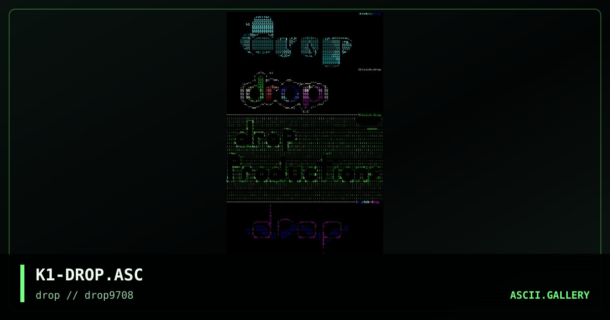 drop colly, by klutch, 1997