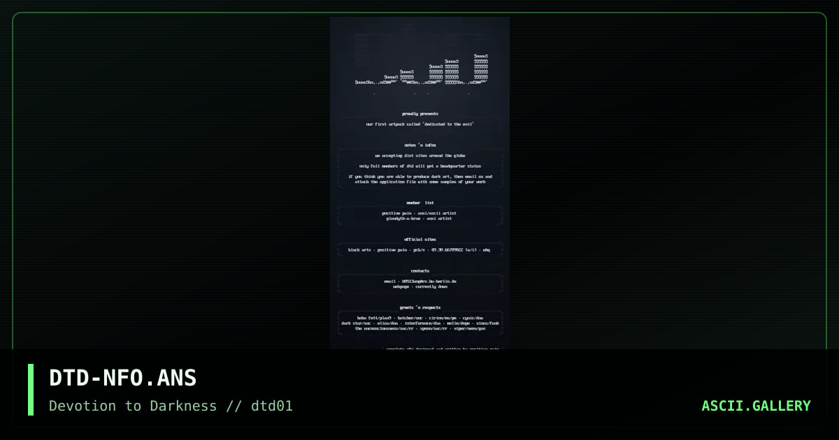 nfo file, by untagged, 1997
