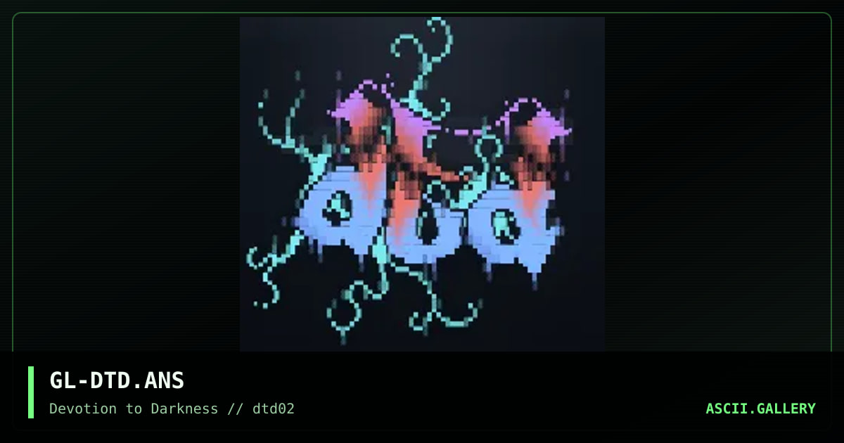 DEVOTiON TO DARKNESS - LOGO -, by glandyth-a-krae, 1997