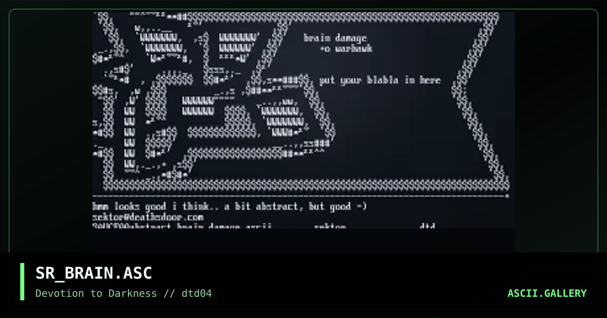 brain damage, by sektor, 1997