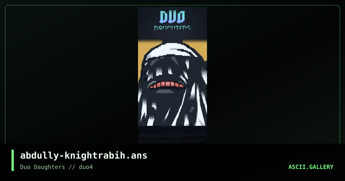 abdully-knightrabih.ans, by untagged, 2017