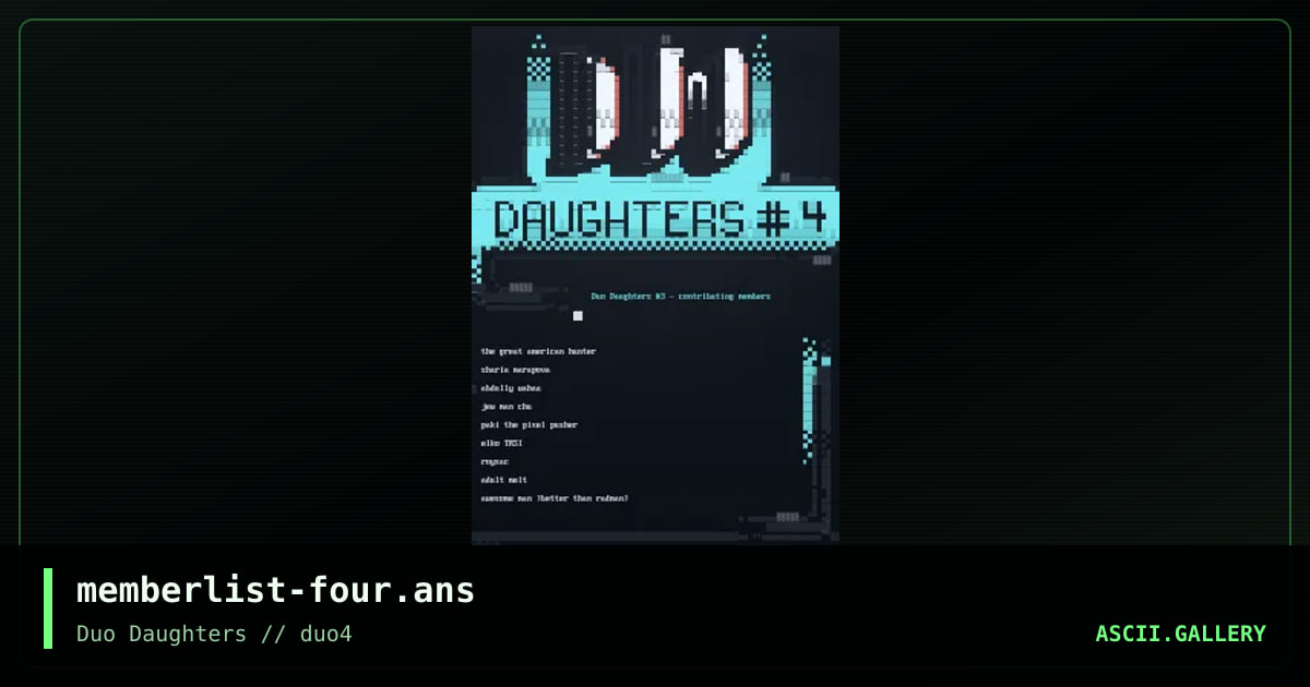memberlist-four.ans, by untagged, 2017