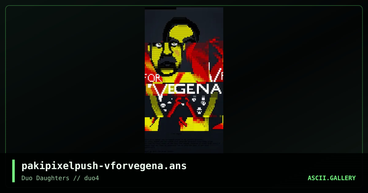 pakipixelpush-vforvegena.ans, by paki the pixel pusher, 2017