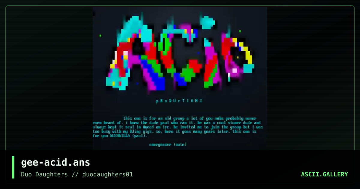 gee-acid.ans, by energeezer, 2015