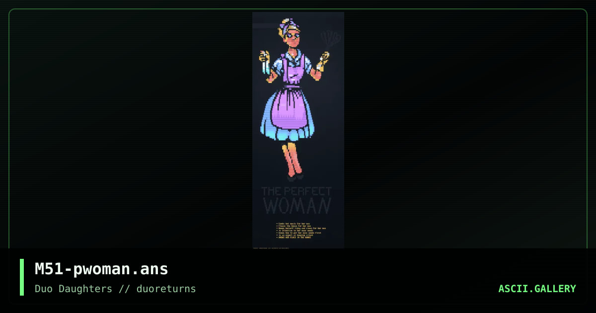 M51-pwoman.ans, by masculinity1951, 2022