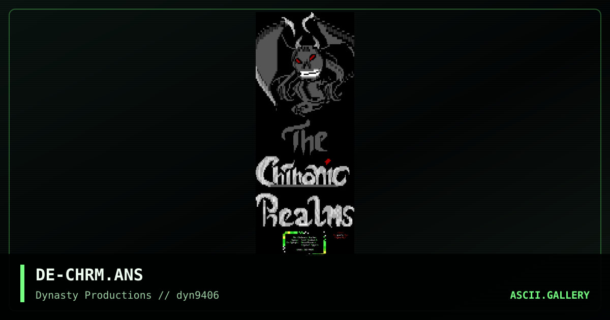 DE-CHRM.ANS, by dragons eye, 1994