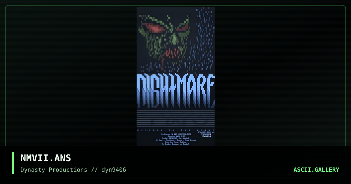 NMVII.ANS, by phantasm, 1994