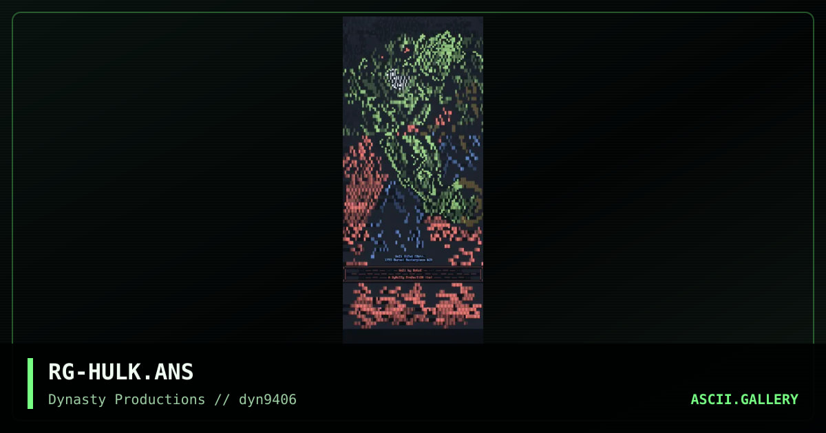 RG-HULK.ANS, by untagged, 1994