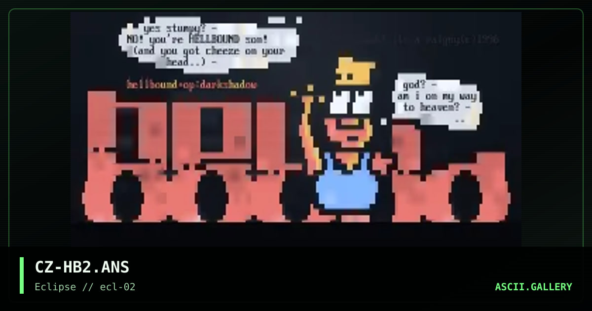 hellbound, by cheeze, 1996