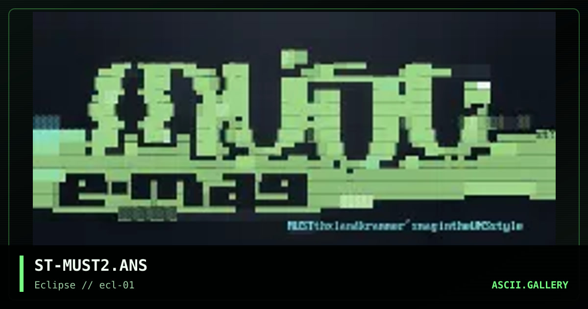 i MUST join eclipse, by splatt, 1996