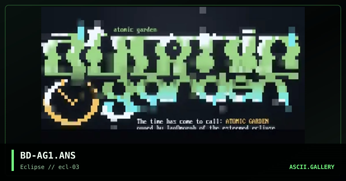 atomic garden, by bold, 1996