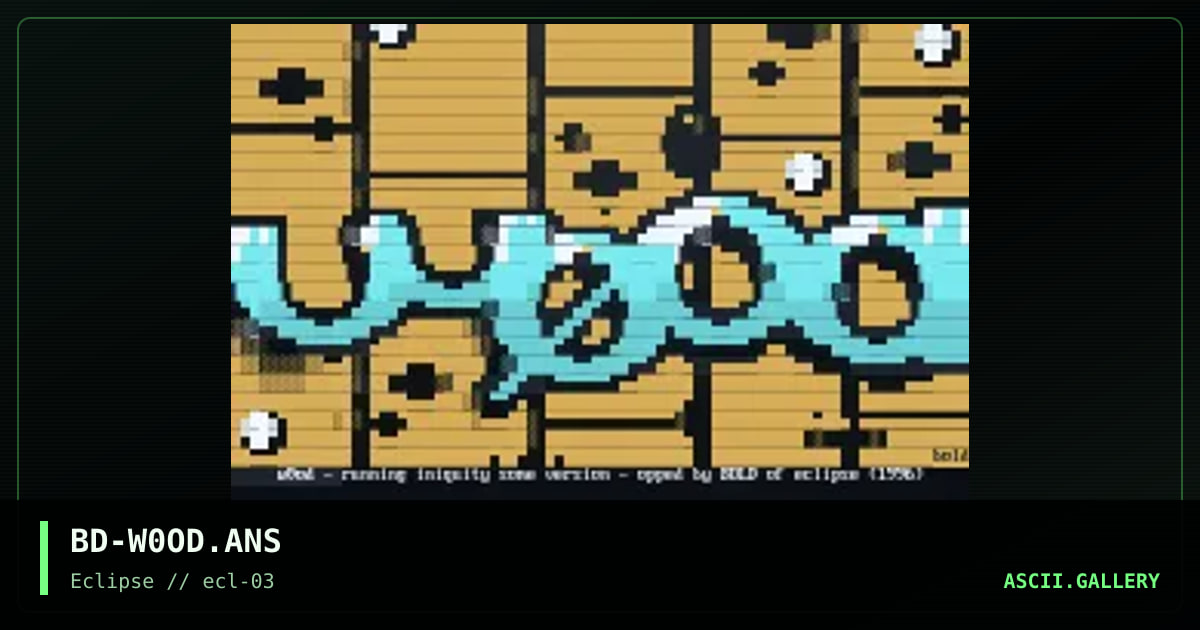 wood, by bold, 1996