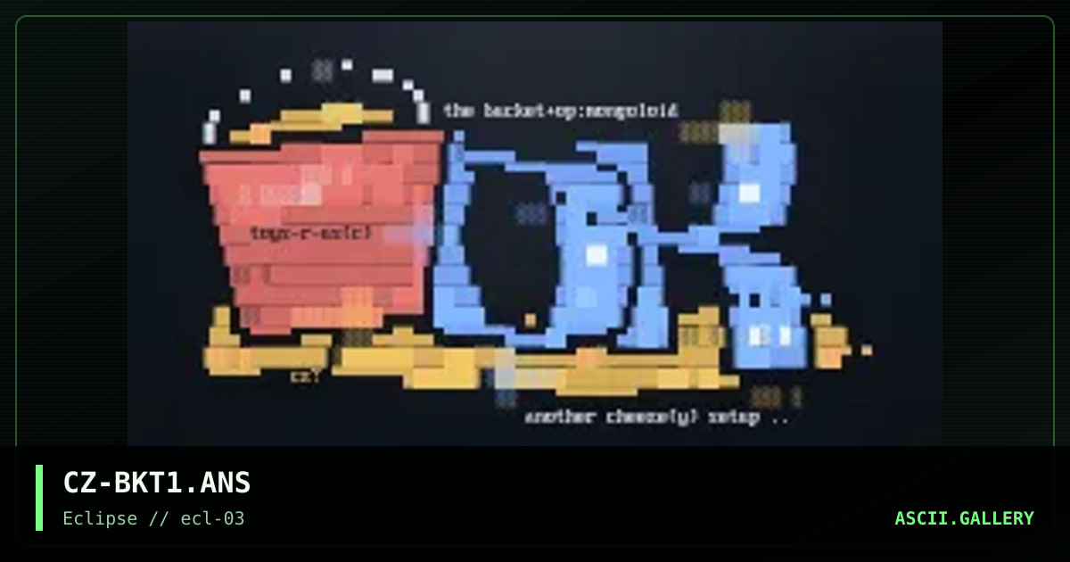 buckets 'O' fun, by cheeze, 1996