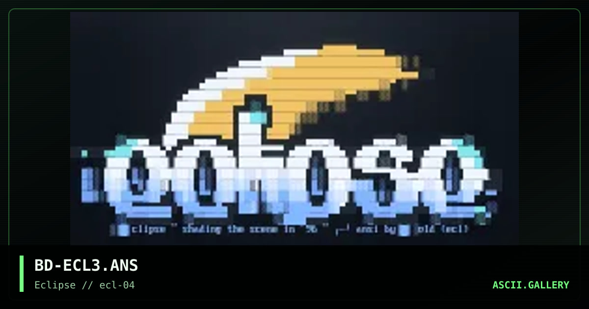 ecl1pse pr0m0, by bold, 1996