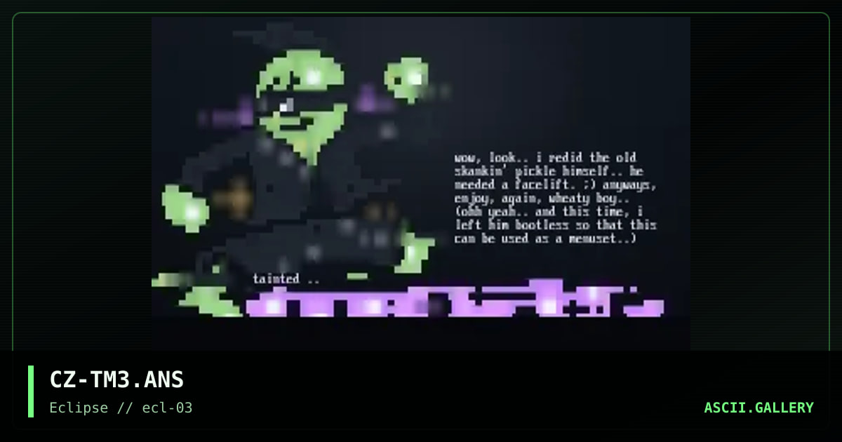 spanking pickles (??), by cheeze, 1996