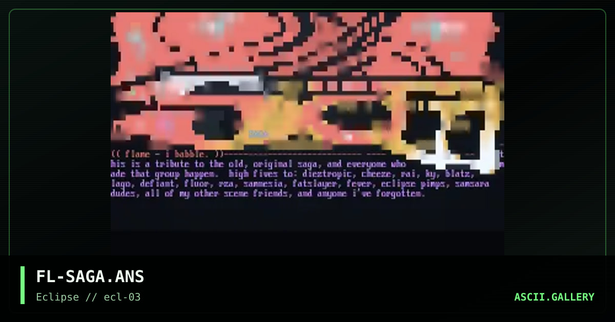 SAGA PIMP, by flame, 1996