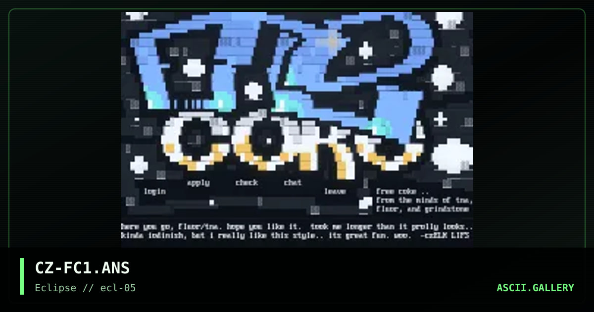 free c0ke, by cheeze, 1996