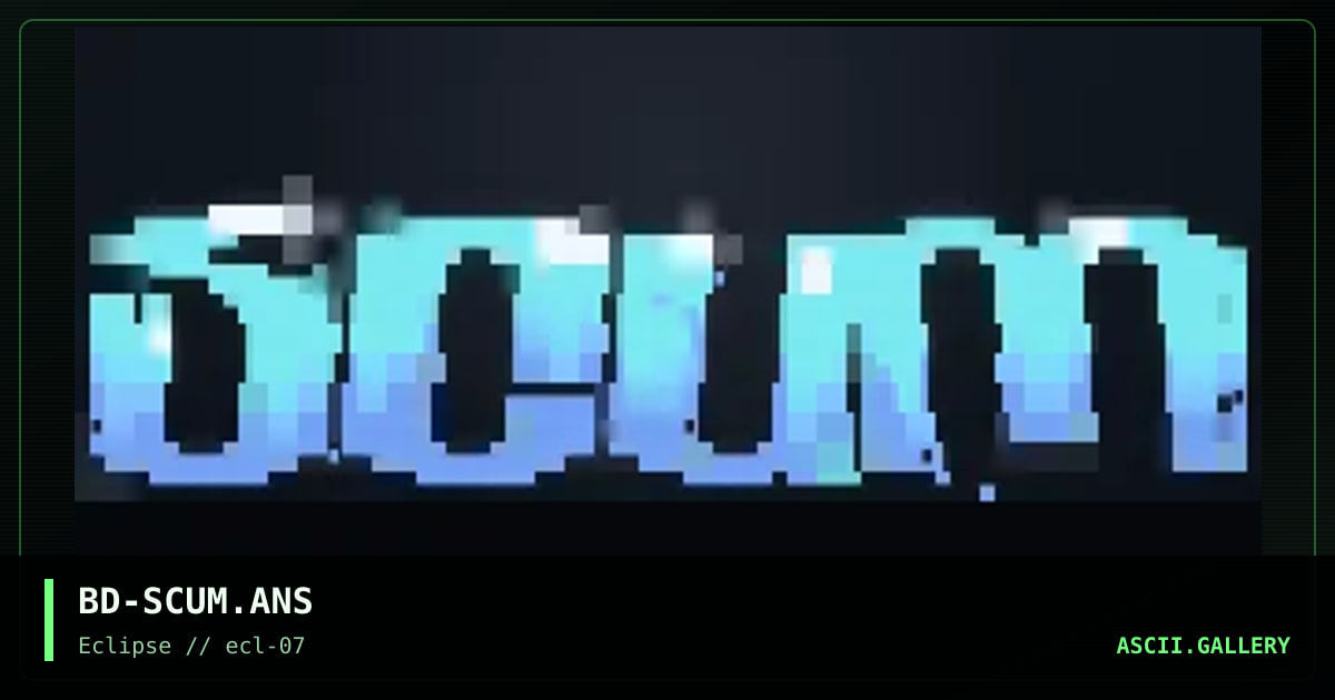scum, by bold, 1996