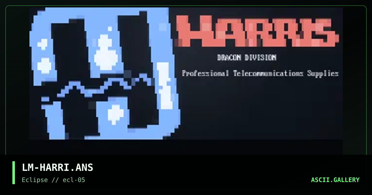 Harris (Dracon Div), by lagomorph, 1996