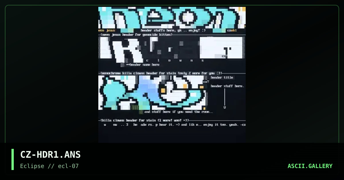headers, by cheeze, 1996