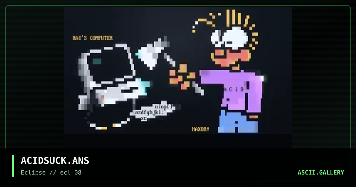 ACID HACKED MY HARDDRIVE!, by splatt, 1996