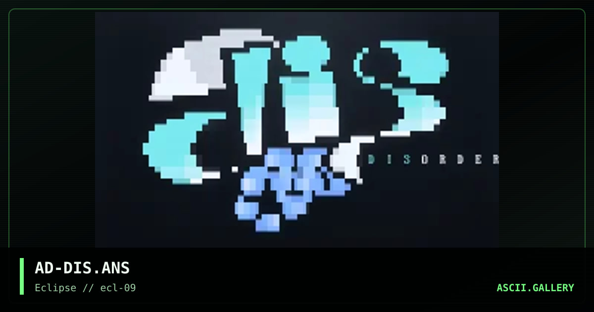 AD-DIS.ANS, by armageddon donut, 1996