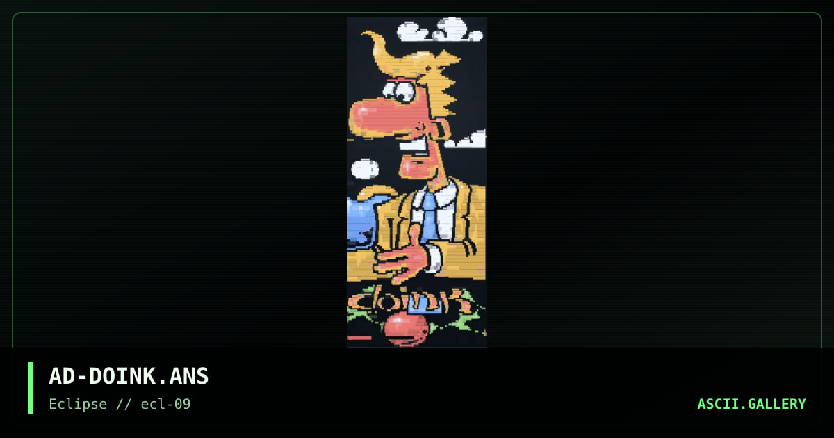 AD-DOINK.ANS, by armageddon donut, 1996