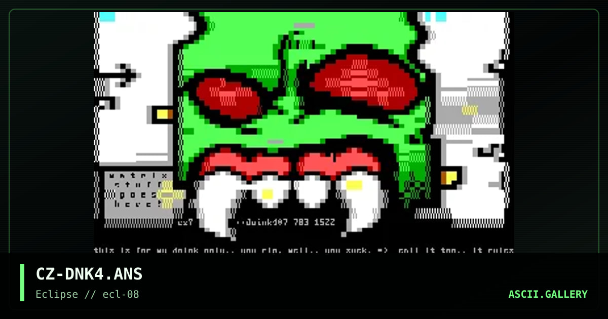 doink, home of green eggs., by cheeze, 1996