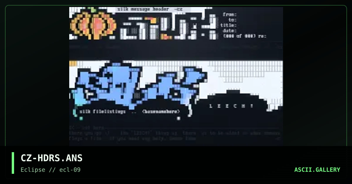 CZ-HDRS.ANS, by cheeze, 1996