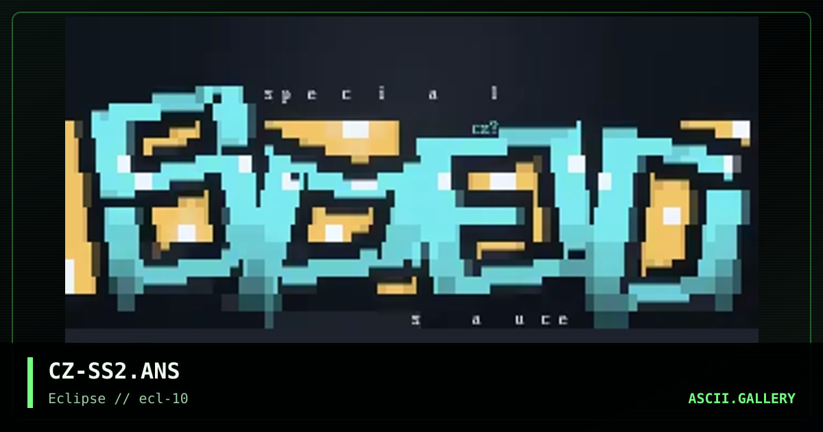 CZ-SS2.ANS, by cheeze, 1996