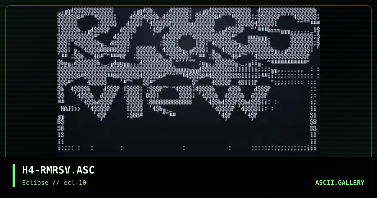 H4-RMRSV.ASC, by haji, 1996