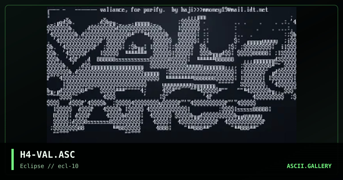 H4-VAL.ASC, by haji, 1996