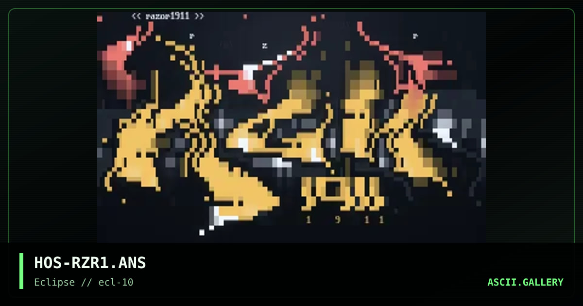 HOS-RZR1.ANS, by hos, 1996