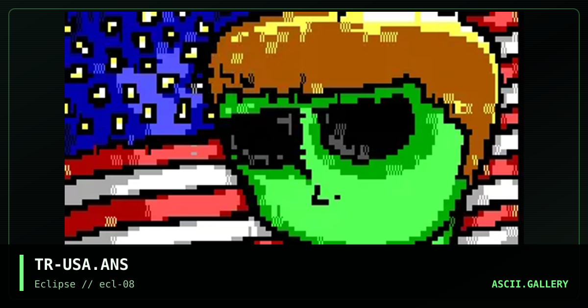 THAT COUNTRY OVER THE SEA.. USA%!@#, by tarot, 1996
