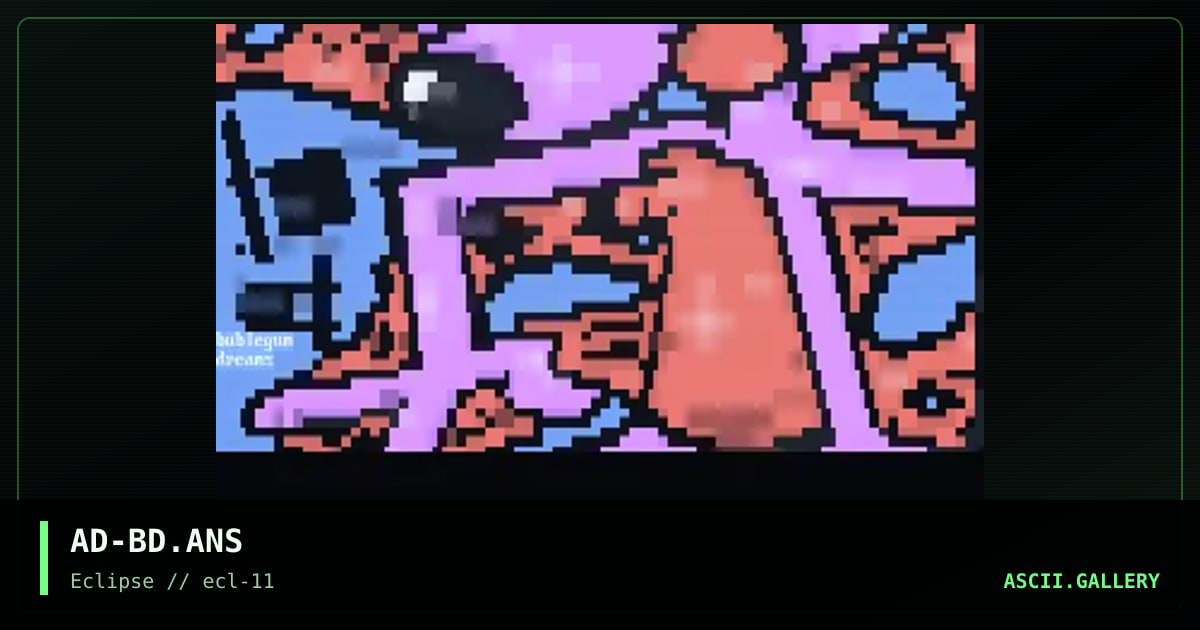 bubblegum dreams, by armageddon donut, 1997