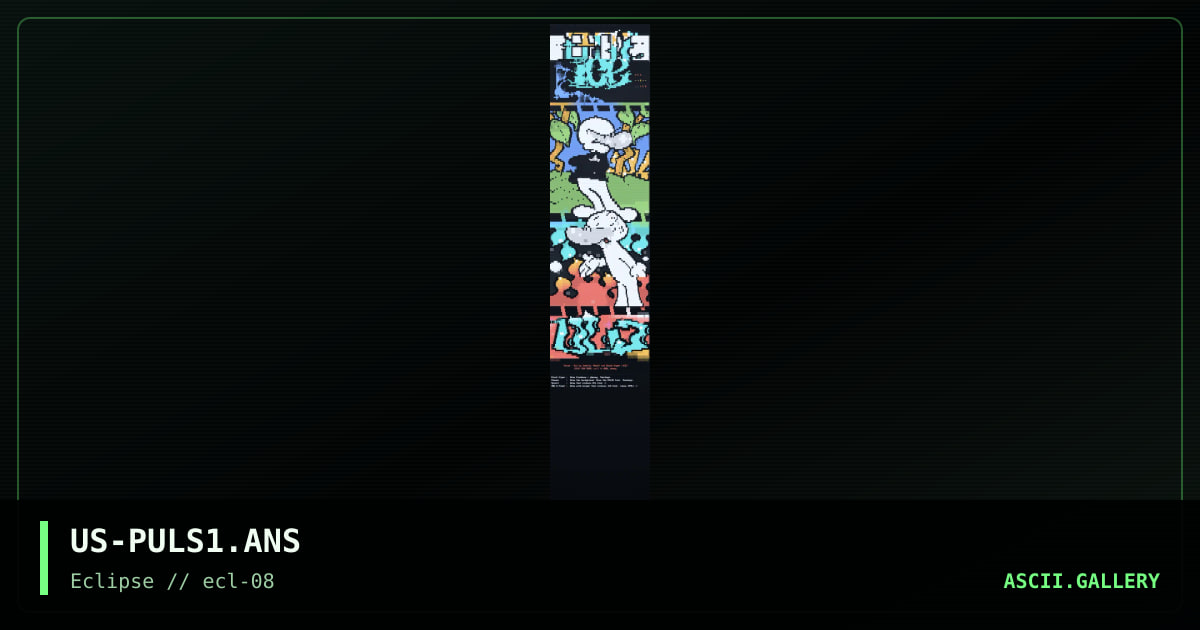 i can't find his PULSE!, by splatt, cheeze, black viper, the night angel, fluor, 1996