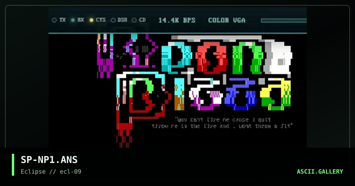 SP-NP1.ANS, by spear, 1996