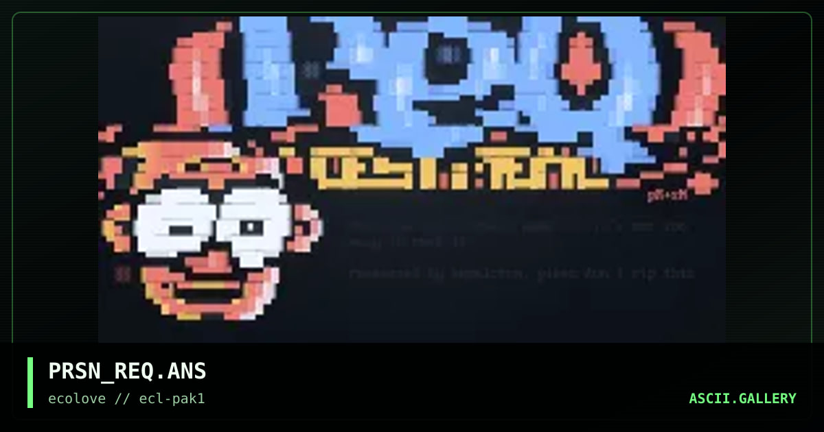 request menu, by president, snowball, 1997