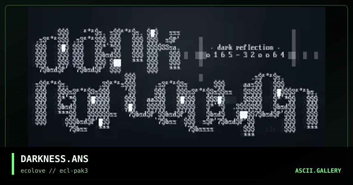 DARKNESS.ANS, by silence, 1998