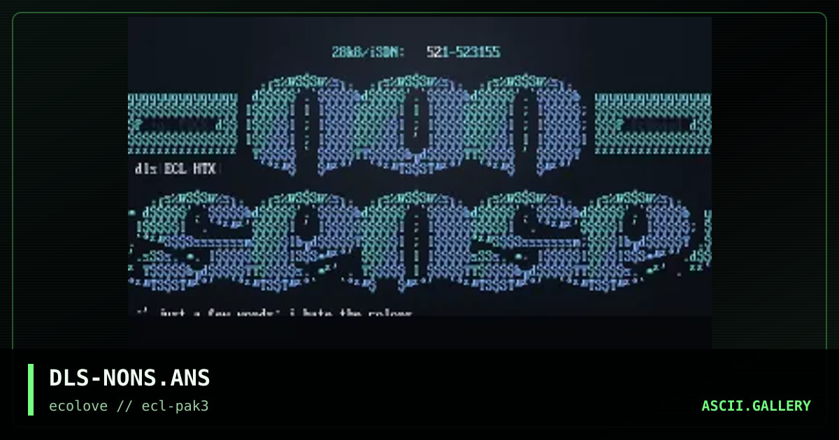 non-sense logo, by delusion, 1998