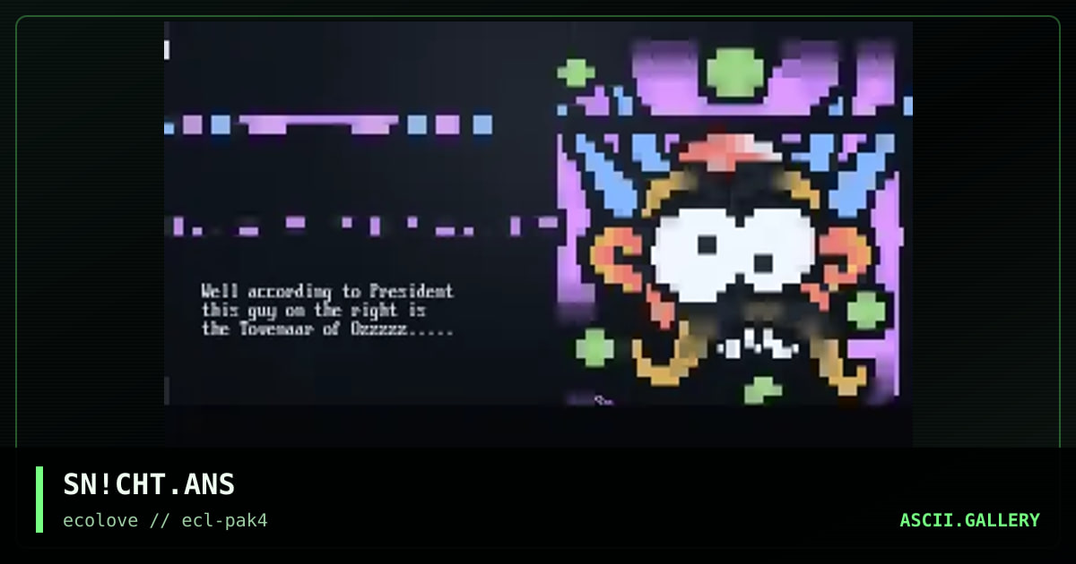 The Tovenaar of Ozz chat-box, by snowball, 1998