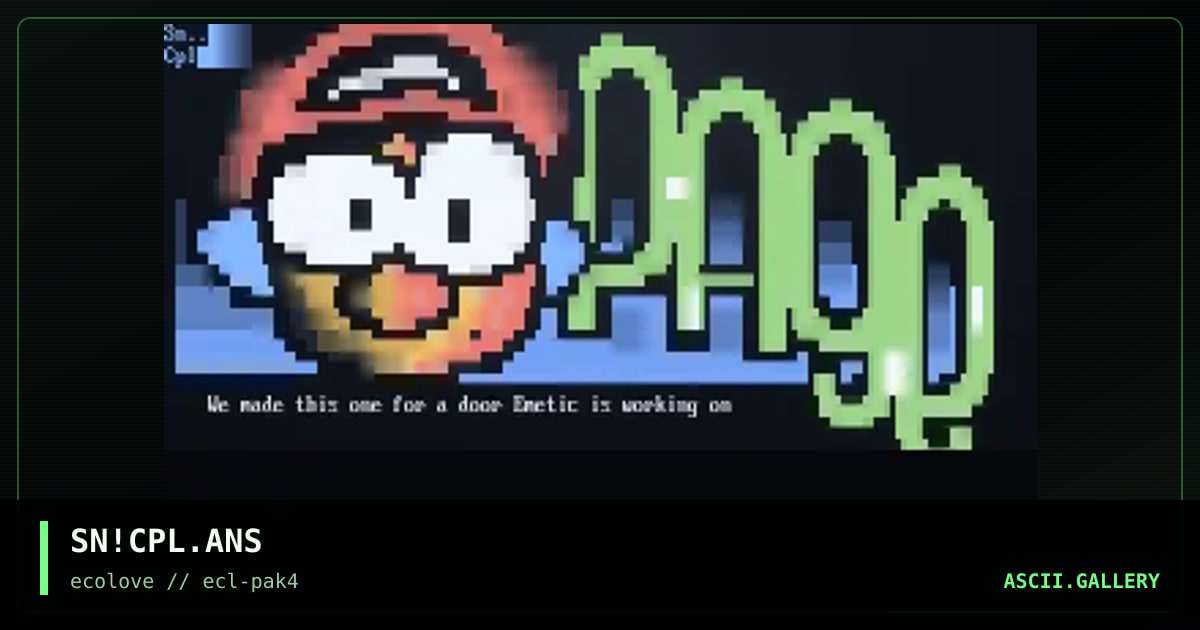 Page ansi for Emetic, by snowball, 1998